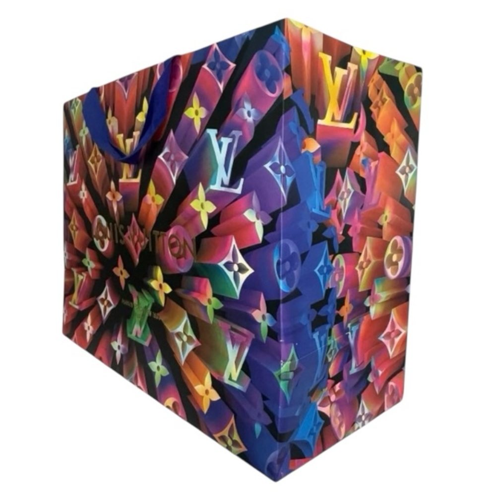 Louis Vuitton XL Multicolor Shopping Display Bag Limited Edition Boutique Decor - Picture 6 of 15